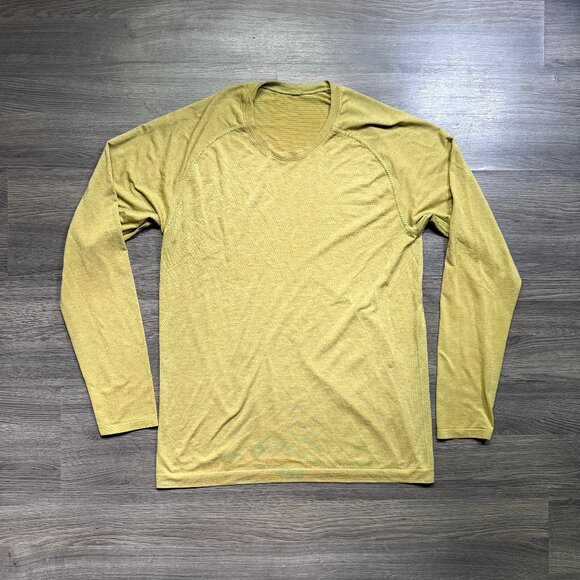 Lululemon Men's Metal Vent Tech Long Sleeve Shirt 2.0 - Yellow - Picture 2 of 8